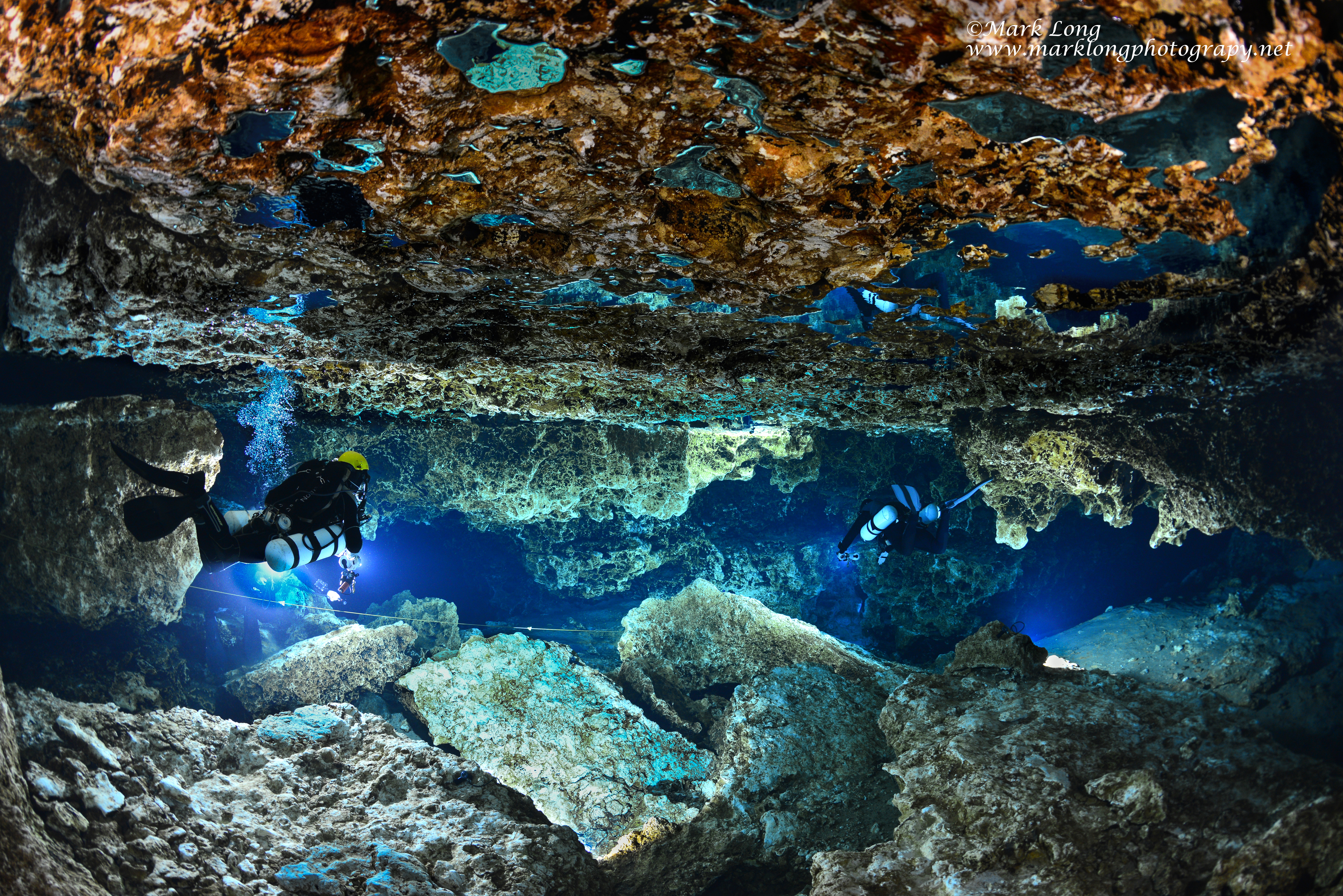 Подводная пещера Джинни Спрингс, Флорида, США