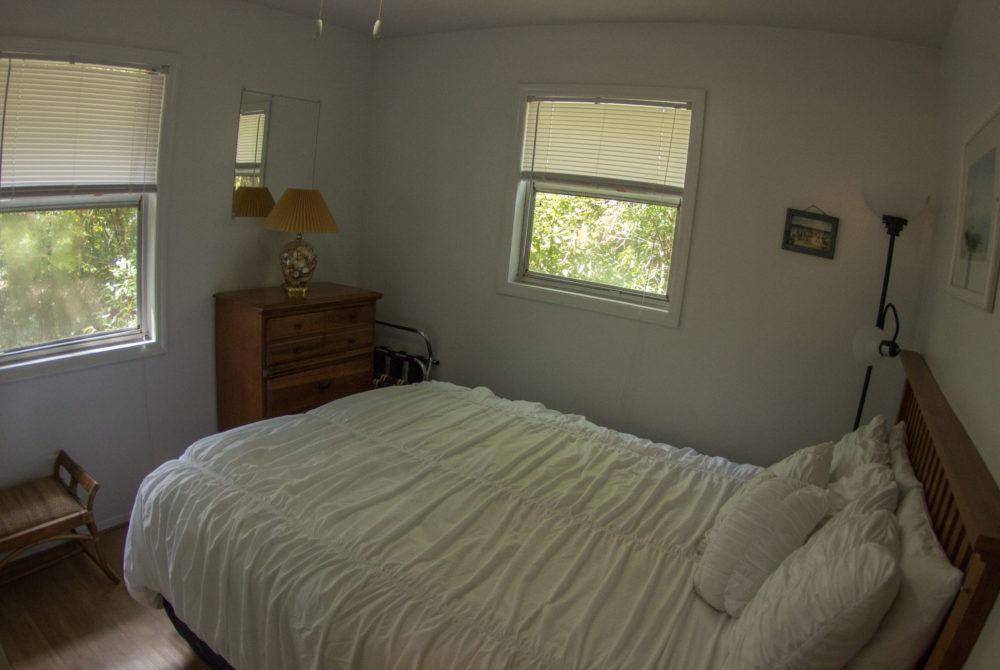 Bedroom in The Ginnie Cottage at Ginnie Springs.